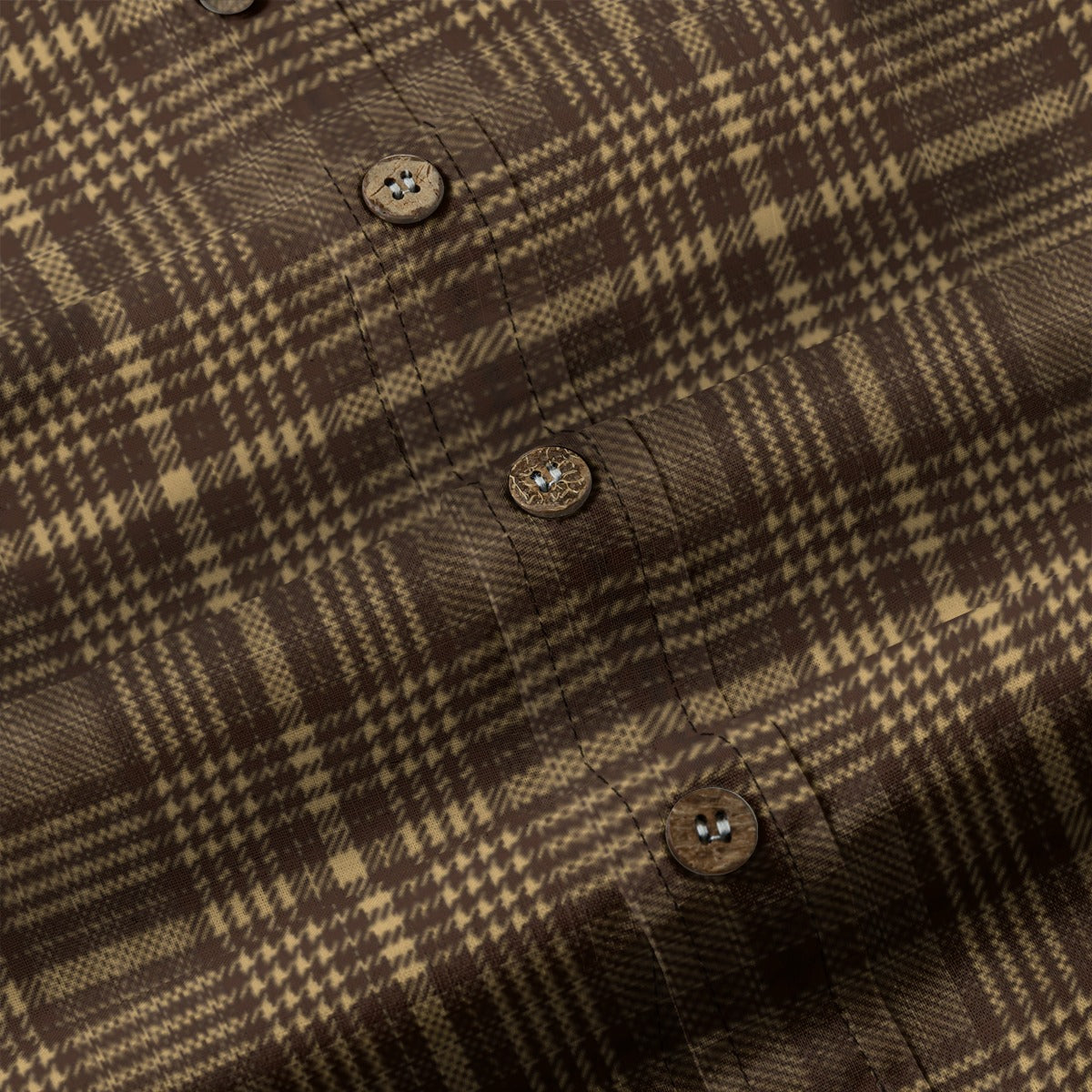 Glen Plaid Paperweight Oxford Long Sleeve Shirt