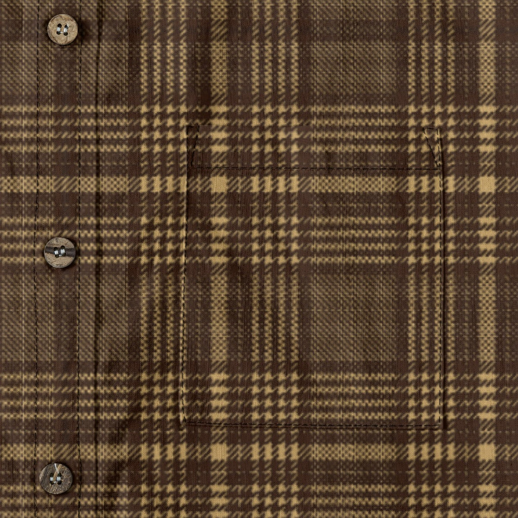 Glen Plaid Paperweight Oxford Long Sleeve Shirt