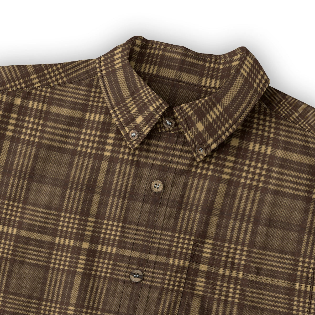 Glen Plaid Paperweight Oxford Long Sleeve Shirt