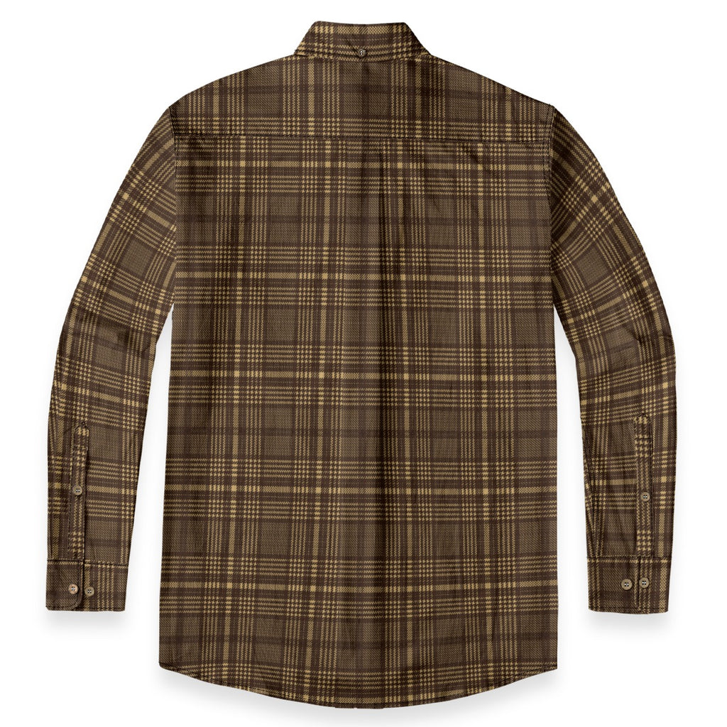 Glen Plaid Paperweight Oxford Long Sleeve Shirt