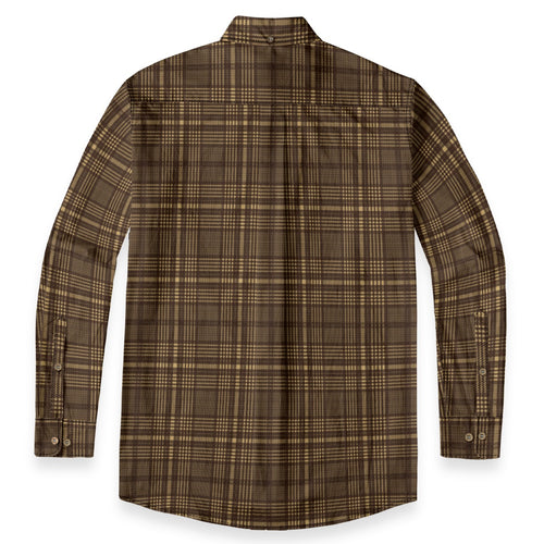 Glen Plaid Paperweight Oxford Long Sleeve Shirt